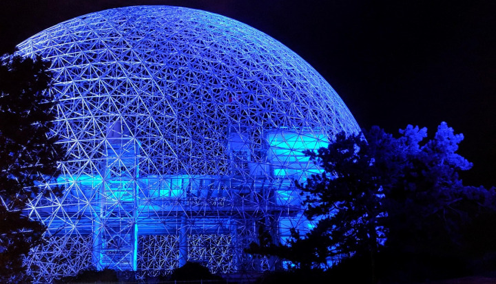 polycarbonate geodesic dome